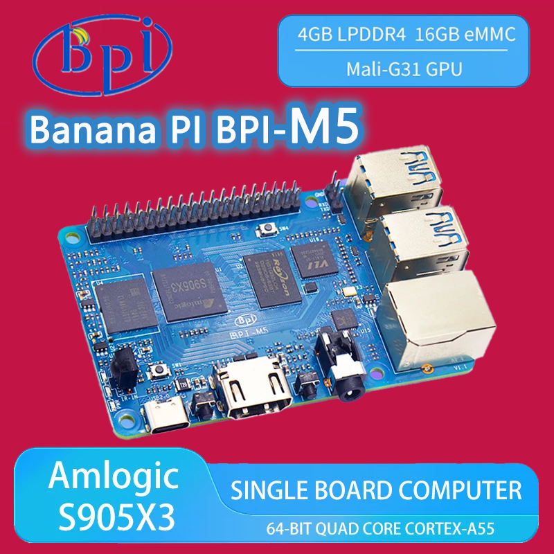 Banana PI BPI-M5 Четырехъядерн – обзор и цена Banana Pi Bpi-M5