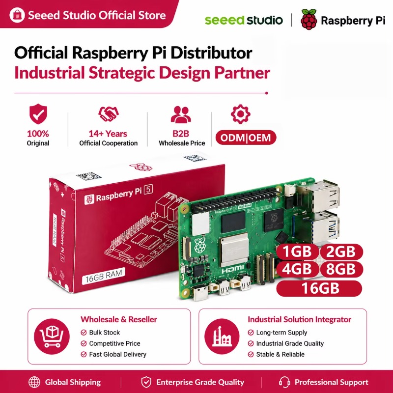 Оптовая продажа оригинального  – обзор и цена Raspberry Pi 5 8Gb Kit