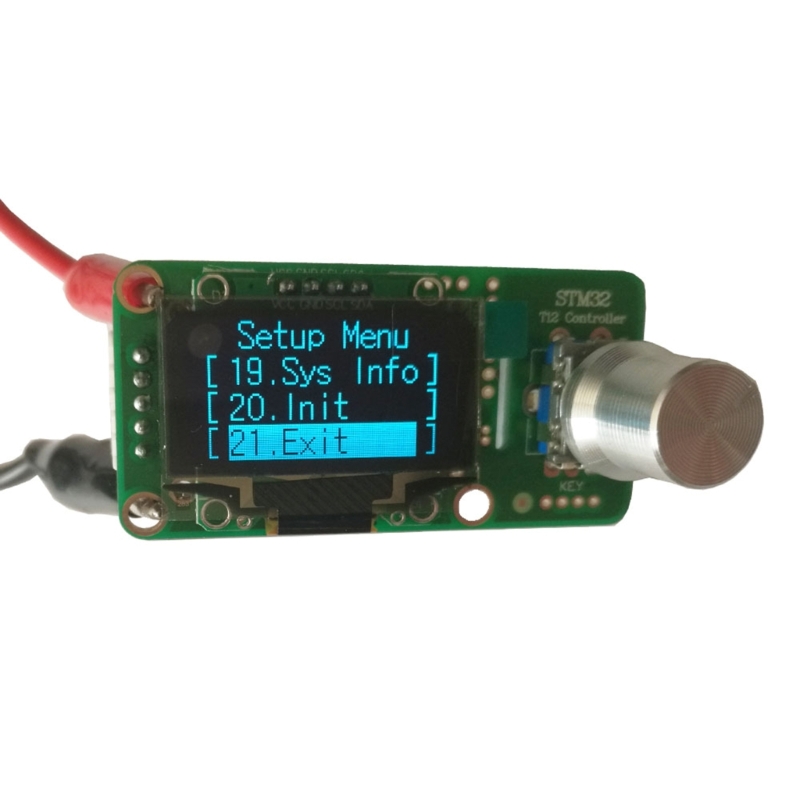 Цифровая паяльная станция T12, – обзор и цена Soldering Station T12 Oled